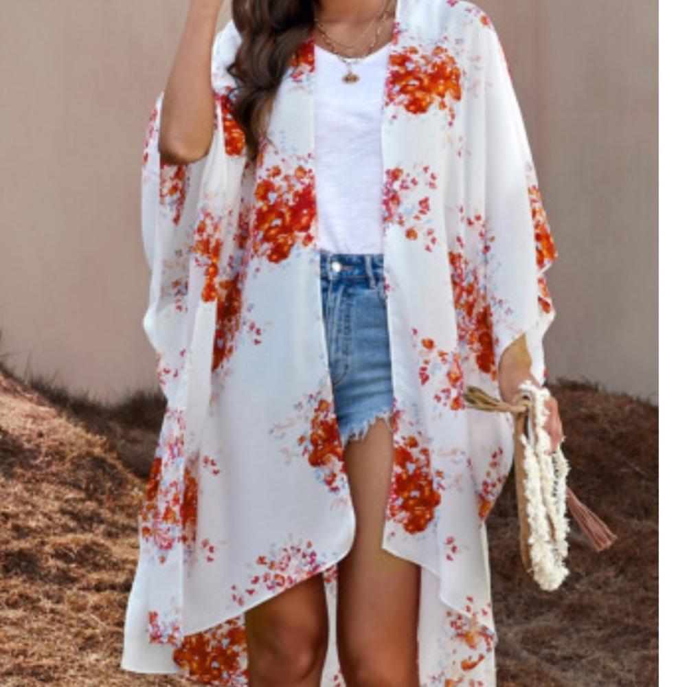 Floral kimono